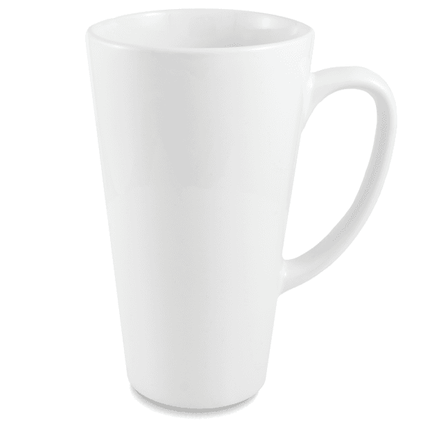 Kubek latte duży, biały, 500ml