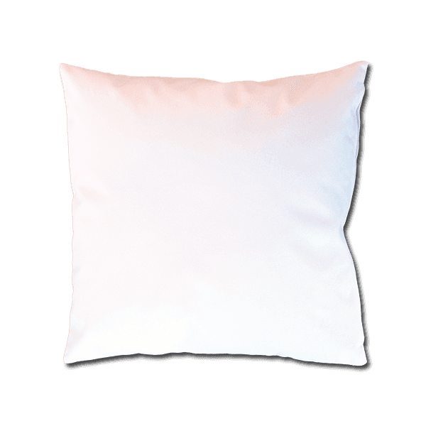 Poduszka bawełniana biała, 38x38cm, z nadrukiem