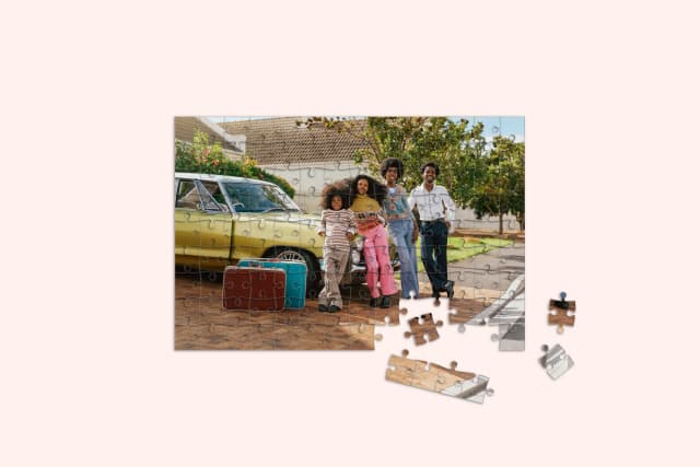 Puzzle magnetyczne 126 el. z nadrukiem, 18x27cm