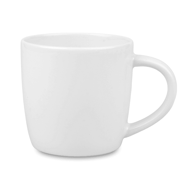 Kubek Boston, biały, 290 ml, z nadrukiem