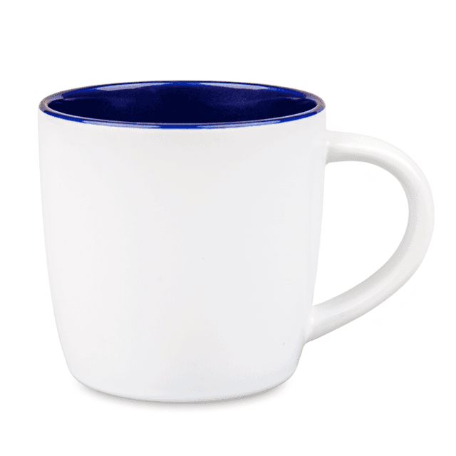 Kubek Boston, środek granatowy, 290 ml, nadruk