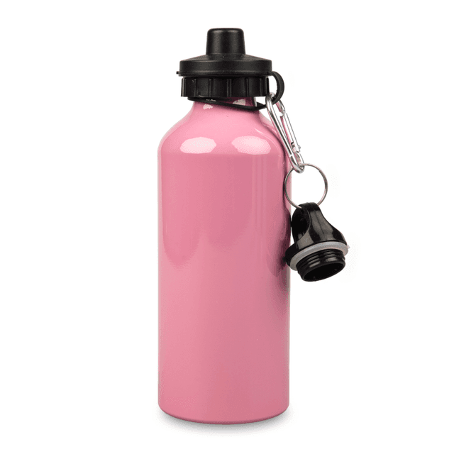 Aluminiowa butla 600 ml Sport - różowa