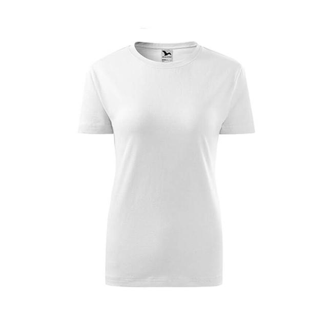 Koszulka z nadrukiem, damska, biała, rozmiar L, Malfini