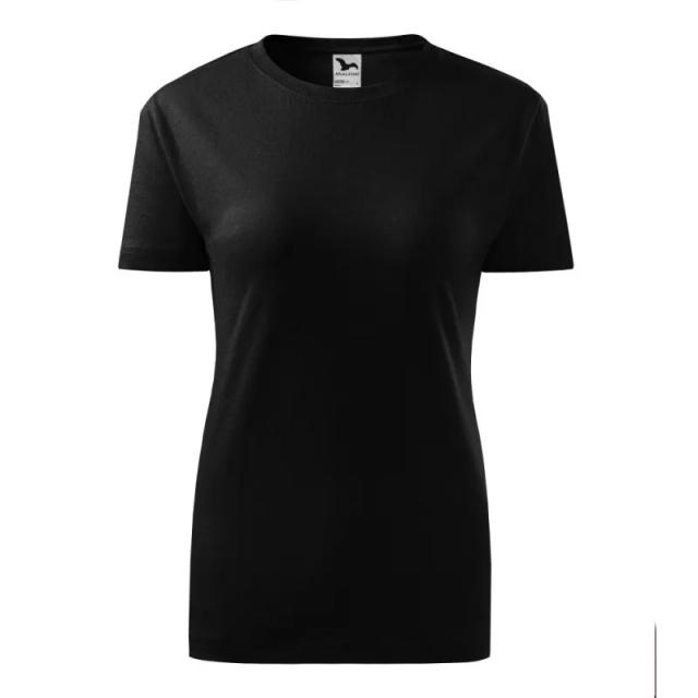 Koszulka z nadrukiem, damska, czarna, rozmiar S, Malfini