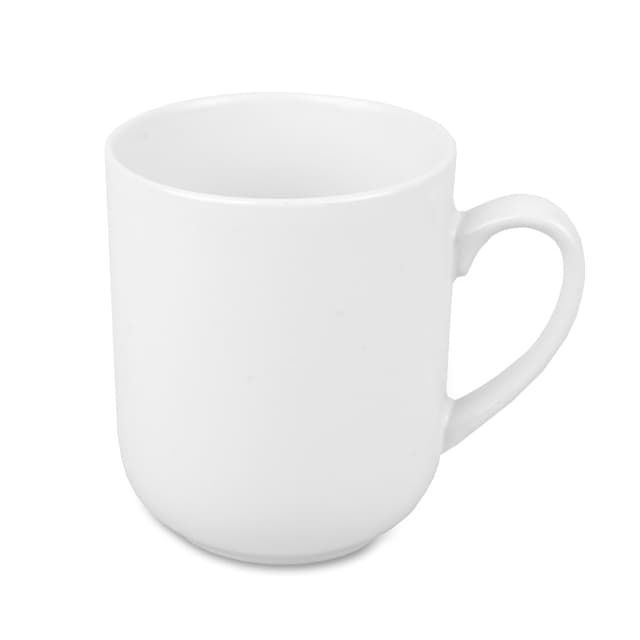 Kubek kawowy, biały, 290ml, z nadrukiem
