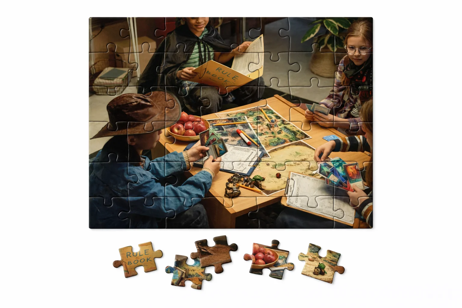 personalizowane puzzle z nadrukiem 24 elementy