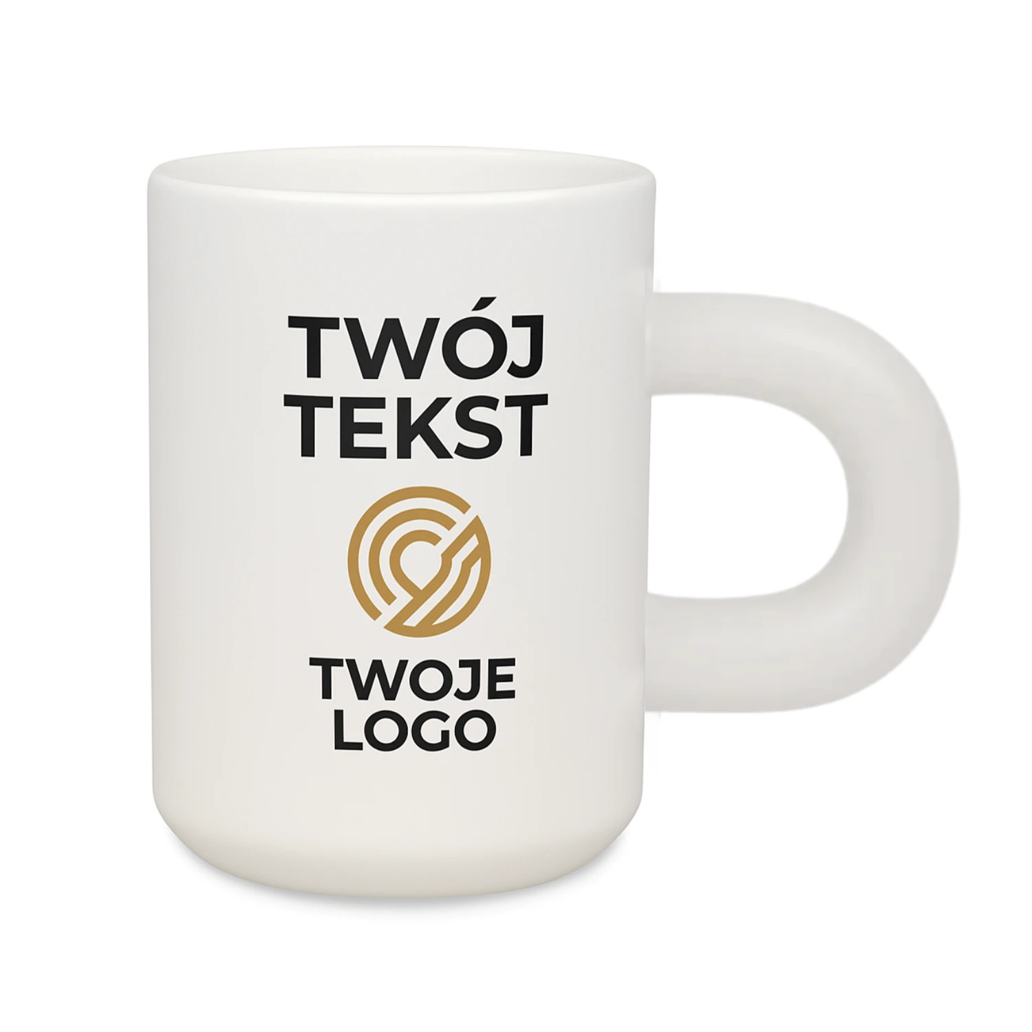 kubek XL z grubym uchem