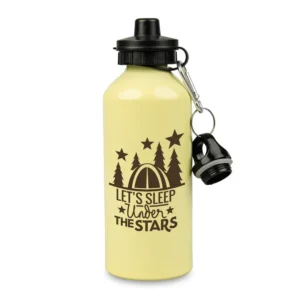 Sportowa butla aluminiowa, 600ml – żółta