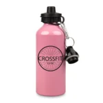 Sportowa butla aluminiowa z nadrukiem różowa 600ml