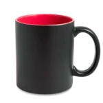 kubek magiczny czerwony środek 330ml z nadrukiem