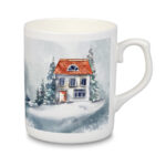 Kubek biały Parma porcelanowy 330ml