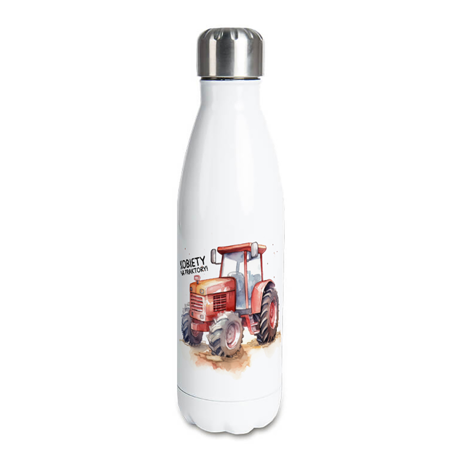 Butla stalowa Bowling 500 ml biała