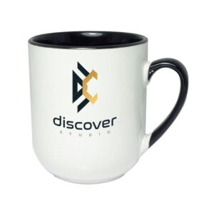 Kubek Coffee 290 ml Combo z czarnym środkiem i uchwytem