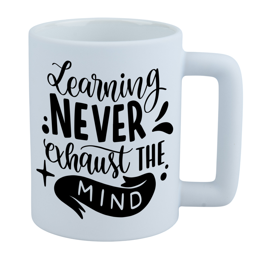 Kubek biały 440 ml Leo matowy