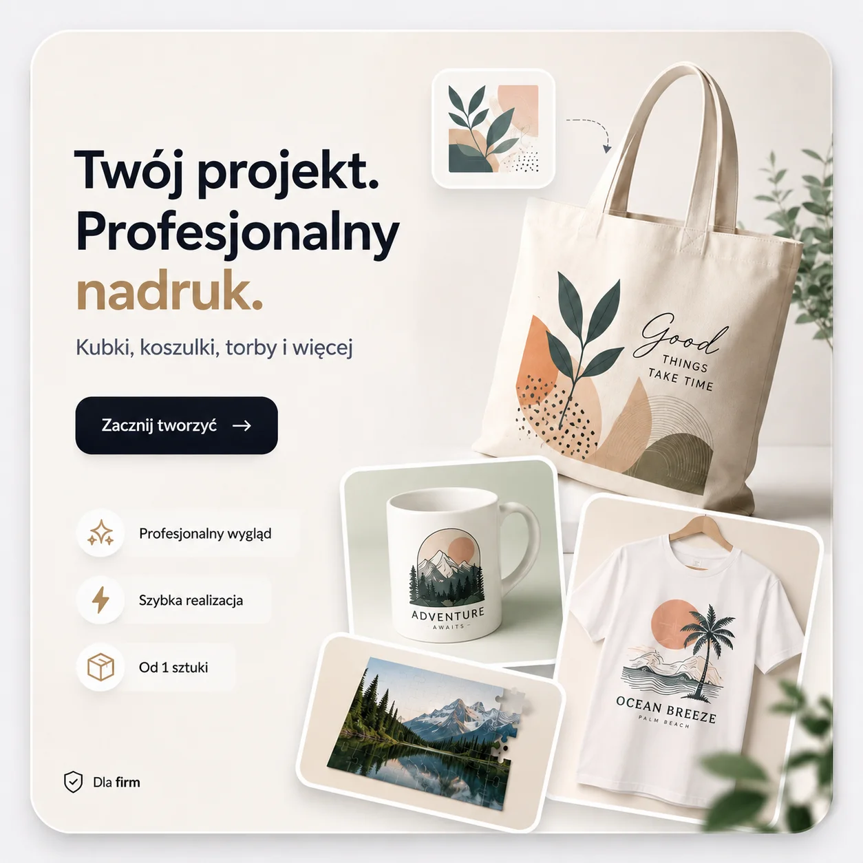 Print on demand | Produkty personalizowane | Gadżety z logiem